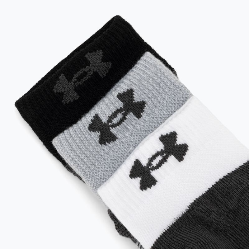 Шкарпетки Under Armour Perf Tech Low 3 pack mod gray/white/jet gray 6