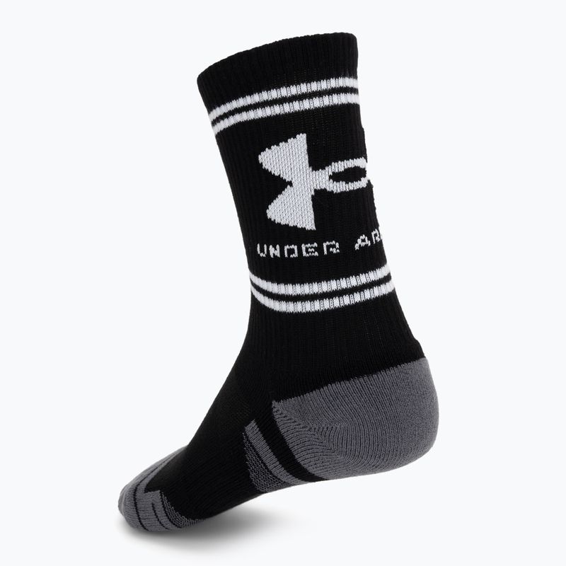 Шкарпетки Under Armour Perf Tech Nov Crew 3 pack ultimate black/ultimate black/white 2