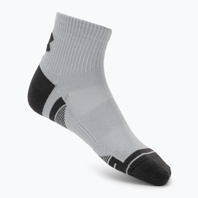 Шкарпетки Under Armour Perf Tech Qtr 3 pack mod gray/white/jet gray 3