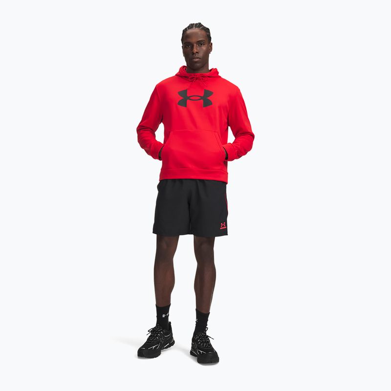 Шорти для тренувань чоловічі Under Armour Tech Sport black/racer red/racer red 2