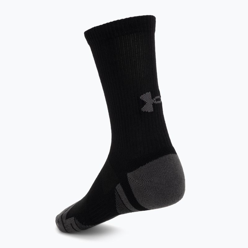 Шкарпетки Under Armour Perf Tech Crew 3 pack ultimate black/ultimate black/jet gray 2