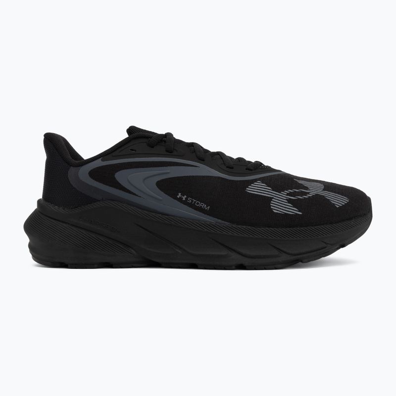 Кросівки для бігу чоловічі Under Armour Turbulence 3 Storm black/castlerock/metallic gun metal 2