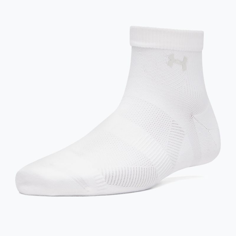Шкарпетки жіночі Under Armour Vanish 3 Pack white/white/halo gray 2