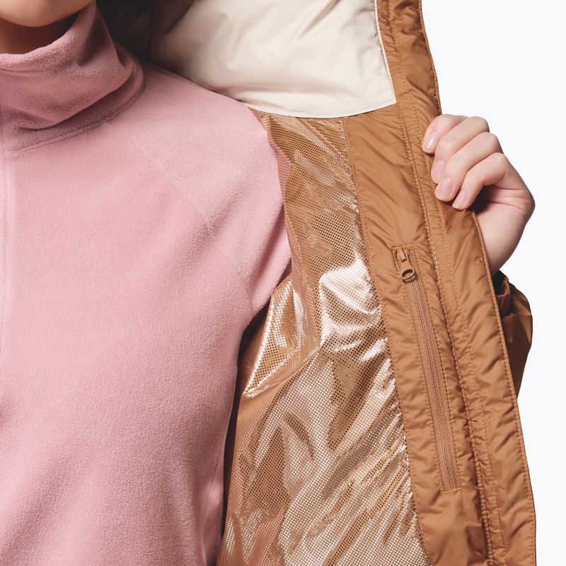 Куртка утеплена жіноча Columbia Pike Lake canoe/camel brown/dark stone 10