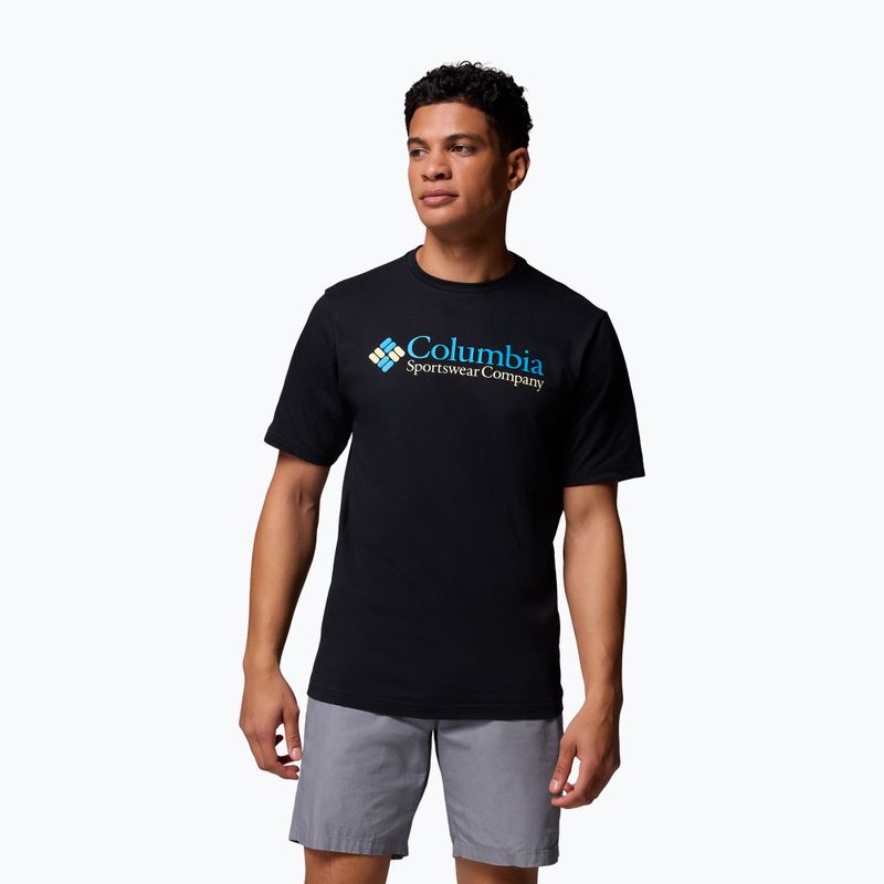 Чоловіча футболка Columbia CSC Basic logo black/csc retro logo