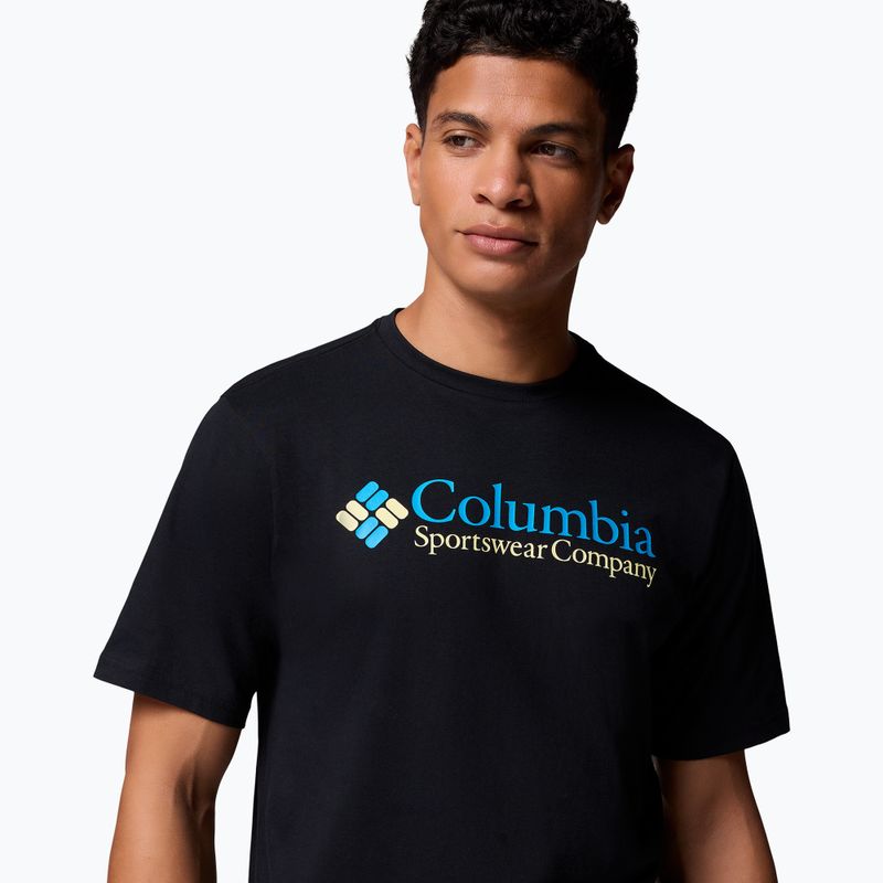 Чоловіча футболка Columbia CSC Basic logo black/csc retro logo 5