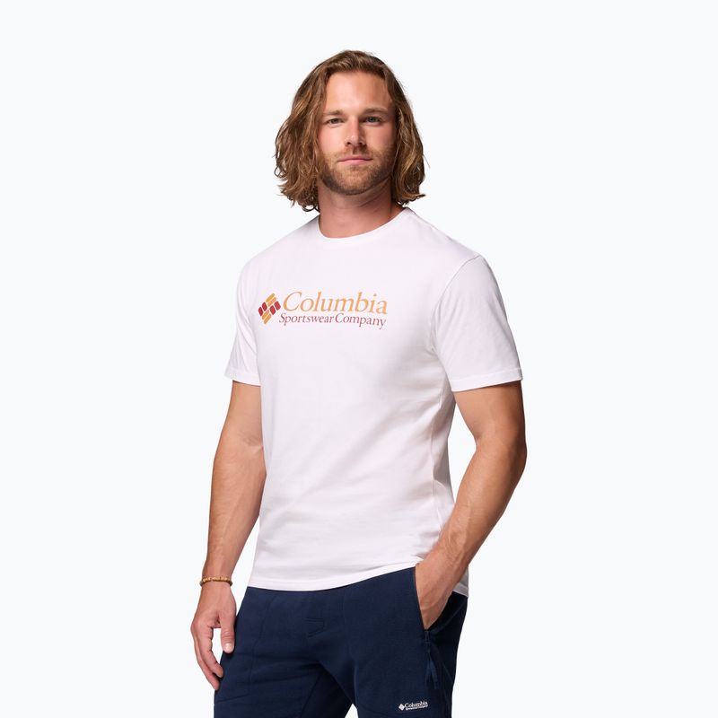 Чоловіча футболка Columbia CSC Basic logo white/csc retro logo 4