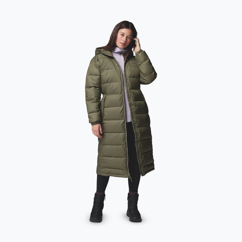 Жіноче утеплене пальто Columbia Pike Lake III Long stone green 5