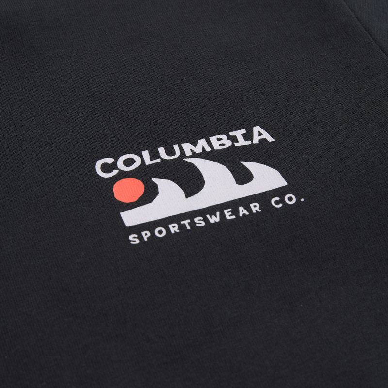 Футболка трекінгова чоловіча Columbia Explorers Canyon Back black/peaks and waves 3