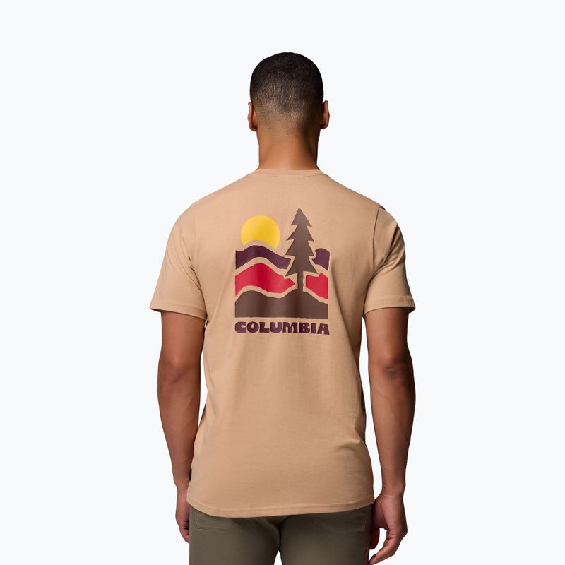 Футболка трекінгова чоловіча Columbia Explorers Canyon Back canoe/get hiked 3