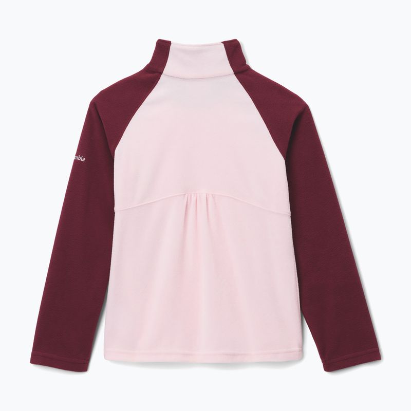 Кофта флісова дитяча Columbia Glacial Fleece satin pink/rich wine 2