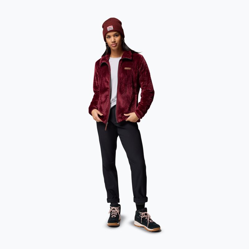 Кофта жіноча Columbia Fire Side II Sherpa Full Zip rich wine 2
