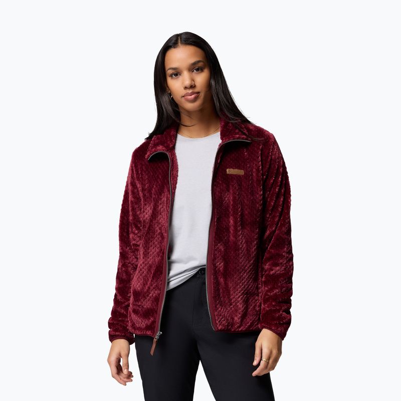 Кофта жіноча Columbia Fire Side II Sherpa Full Zip rich wine 4