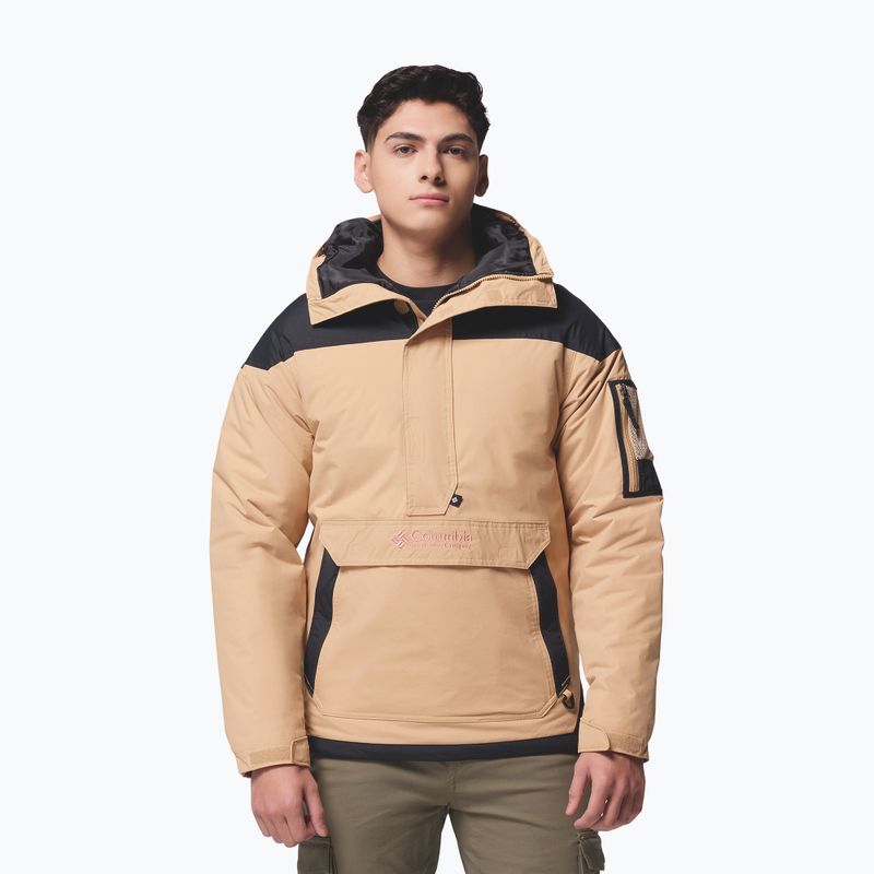 Куртка утеплена чоловіча Columbia Challenger II Ins Pullover canoe/black