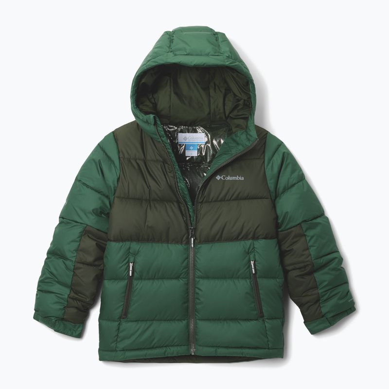Куртка утеплена дитяча Columbia Pike Lake II Hooded rain forest/greenscape