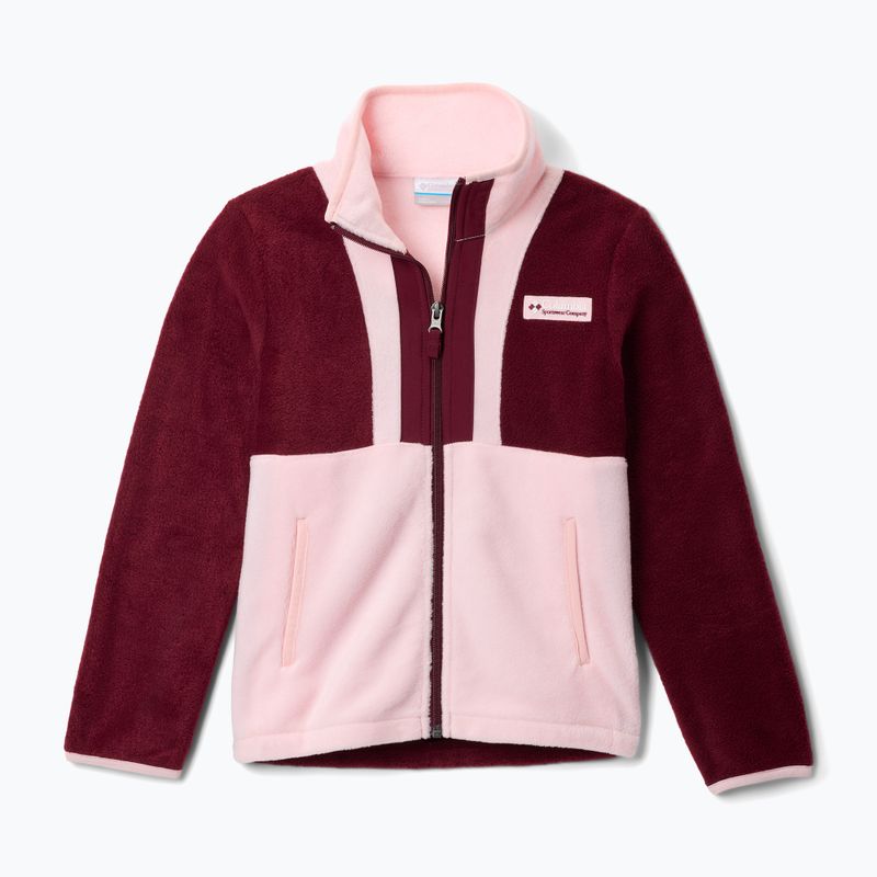 Чоловіча толстовка Columbia Back Bowl II Full Zip rich wine/satin pink