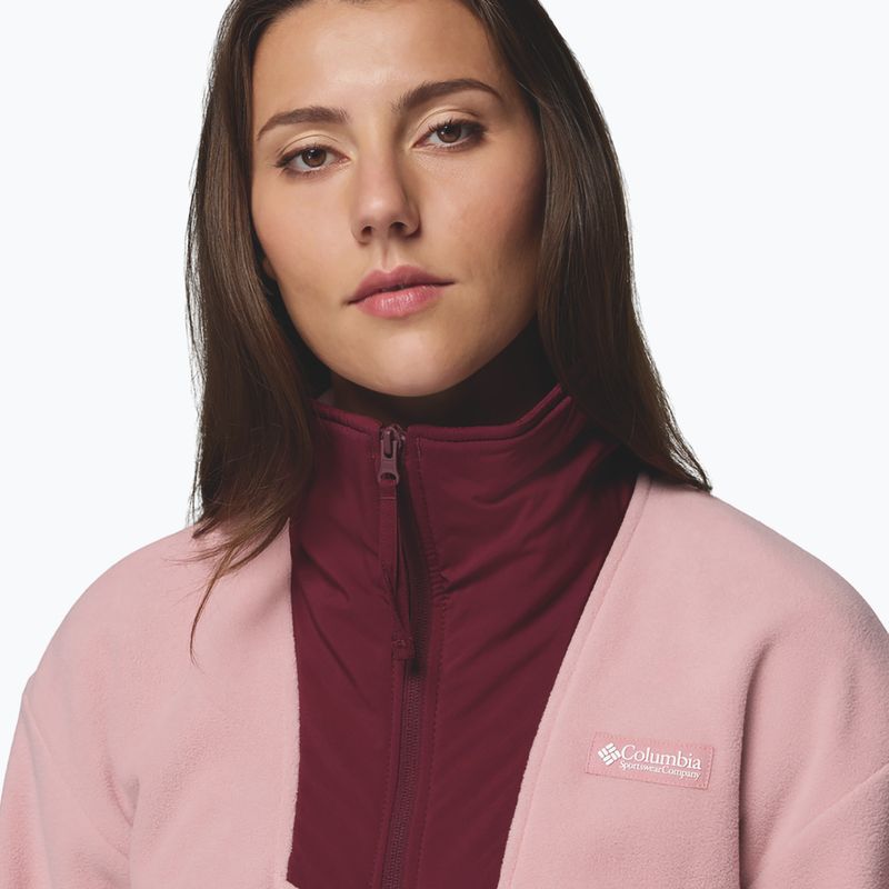 Жіноча толстовка Columbia Sequoia Grove Full Zip eraser pink/rich wine 6