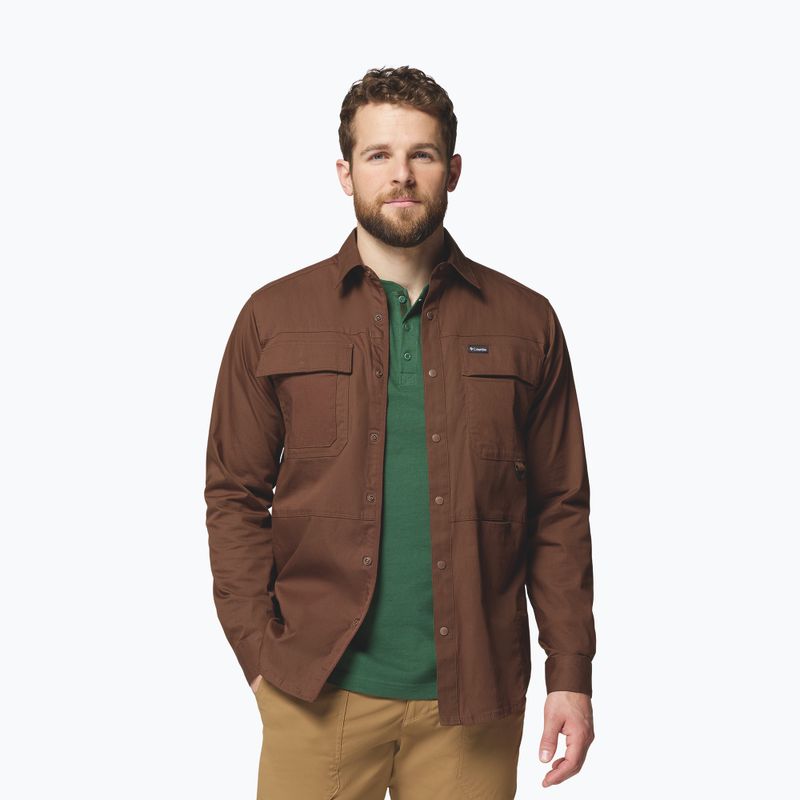 Сорочка чоловіча Columbia Landroamer Twill tobacco 5
