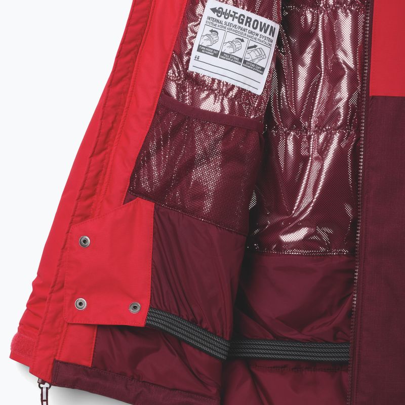 Дитяча лижна куртка Columbia Alpine Action III Rich Wine melange/mountain red 3