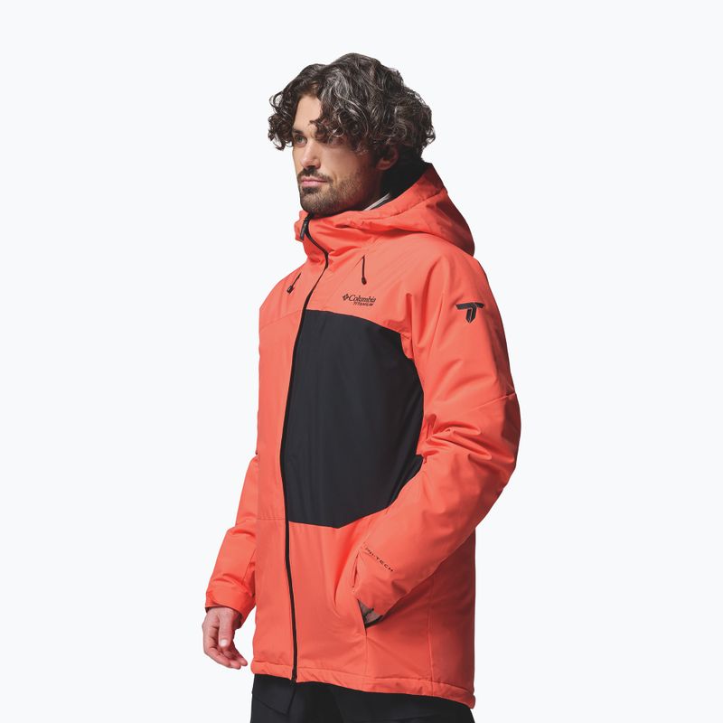 Куртка гірськолижна чоловіча Columbia Winter District III zing/black 4