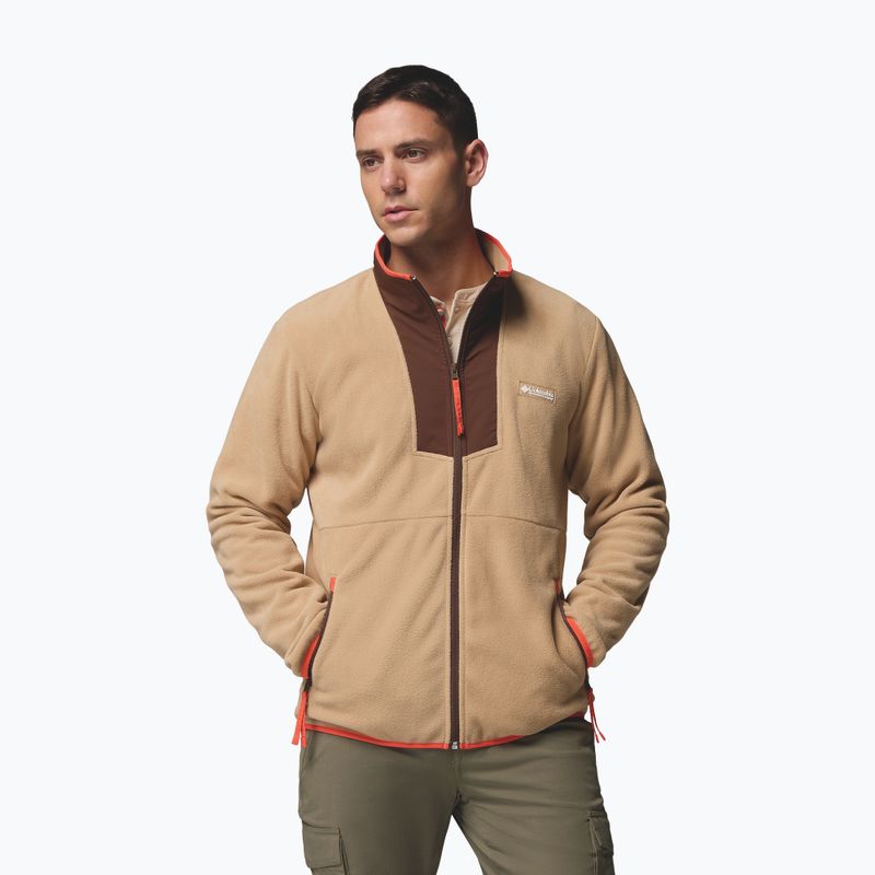 Кофта чоловіча Columbia Sequoia Grove FZ Fleece canoe/tobacco