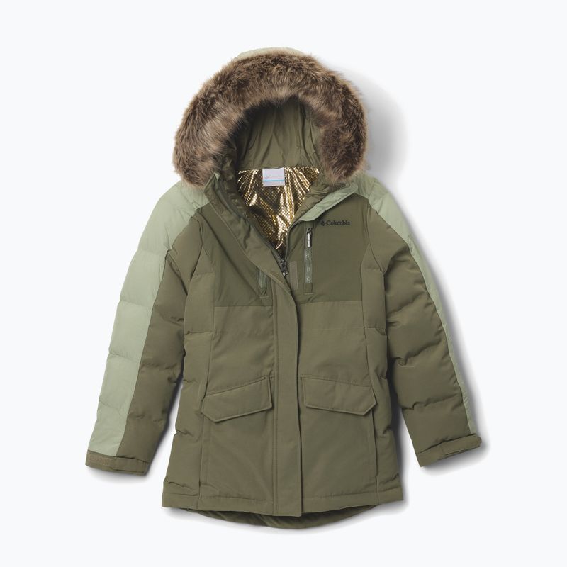 Куртка утеплена дитяча Columbia Girl's Marquam Peak Fusion II stone green/safari