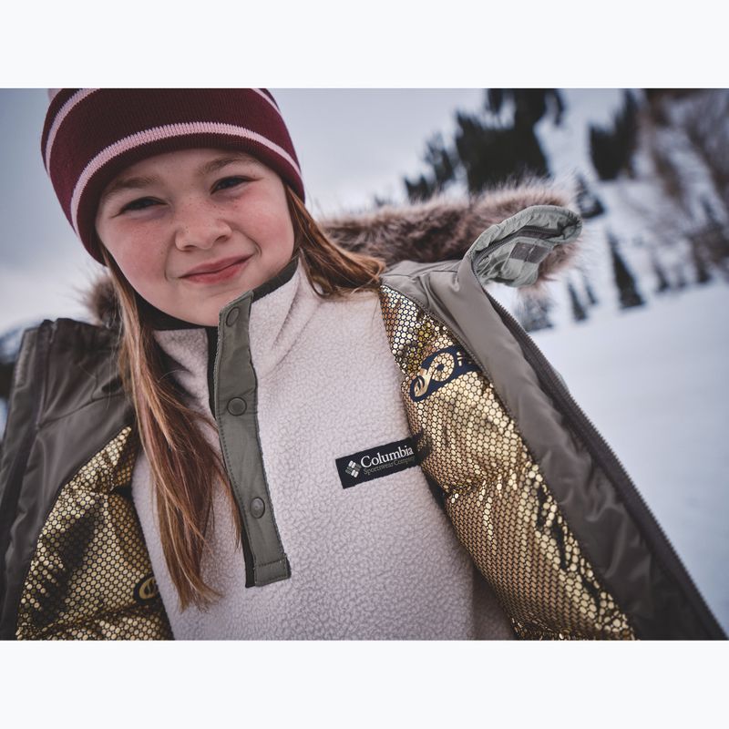 Куртка утеплена дитяча Columbia Girl's Marquam Peak Fusion II stone green/safari 10