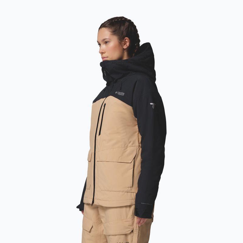 Жіноча лижна куртка Columbia Highland Summit III Insulated canoe/black 4