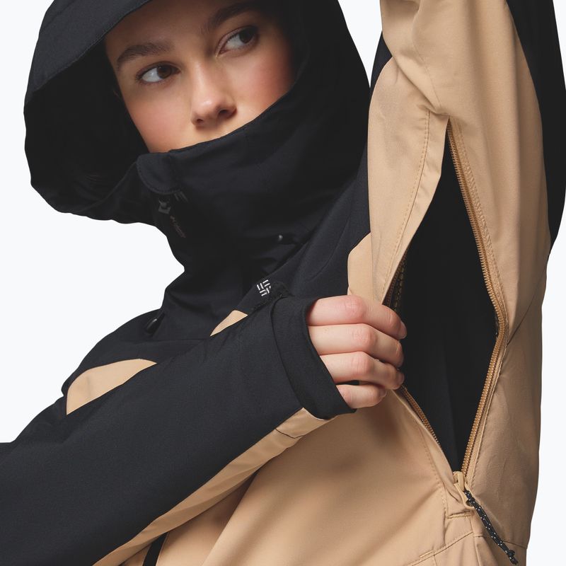 Жіноча лижна куртка Columbia Highland Summit III Insulated canoe/black 8