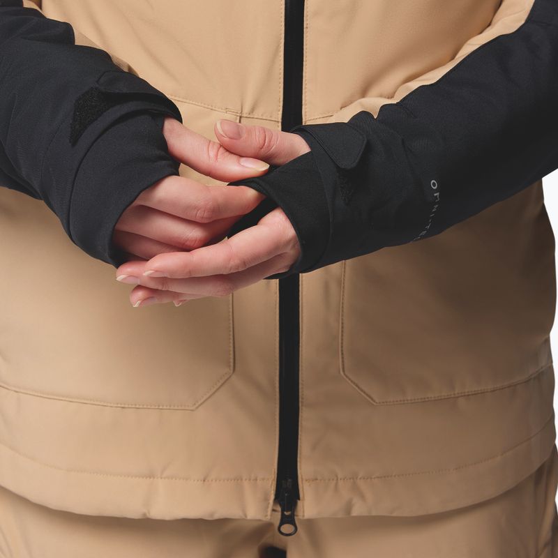 Жіноча лижна куртка Columbia Highland Summit III Insulated canoe/black 10