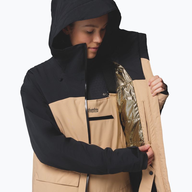 Жіноча лижна куртка Columbia Highland Summit III Insulated canoe/black 11