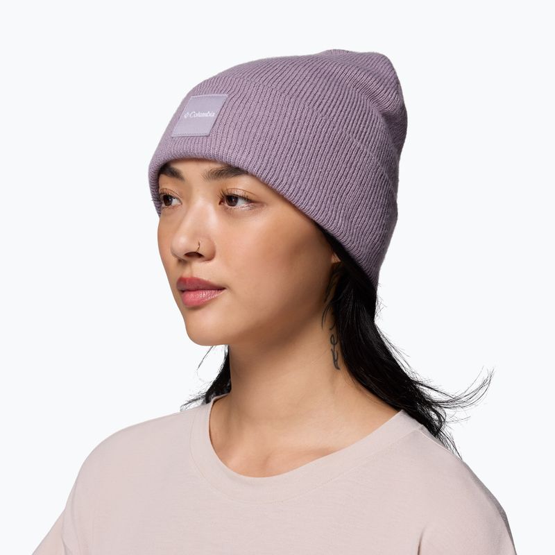 Зимова шапка Columbia City Trek Heavyweight shale purple 2