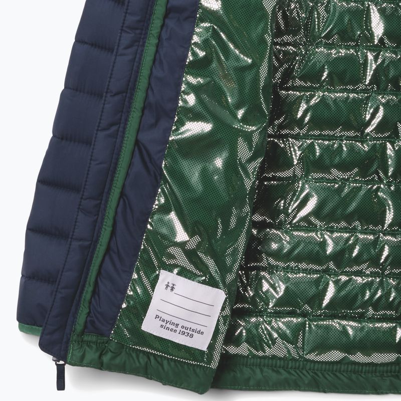 Дитяча куртка Columbia Powder Lite II Hooded Rain Forest/Collegiate Navy 10