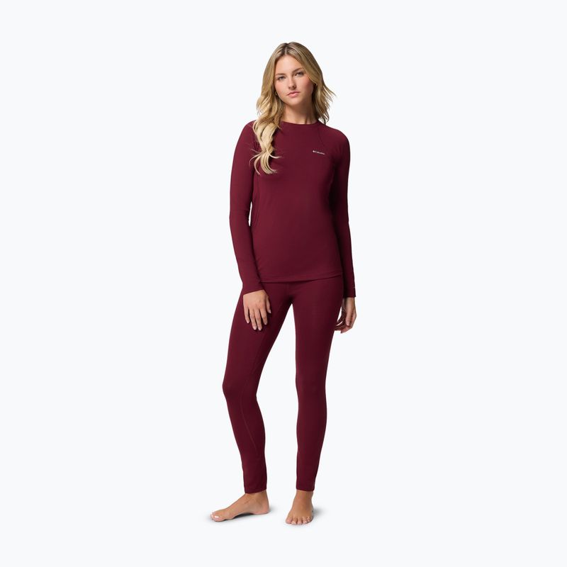 Жіночий трекінговий лонгслів Columbia Midweight Stretch rich wine 2
