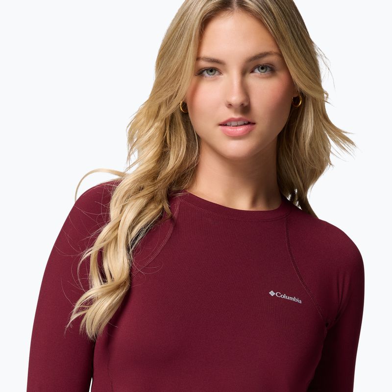 Жіночий трекінговий лонгслів Columbia Midweight Stretch rich wine 5