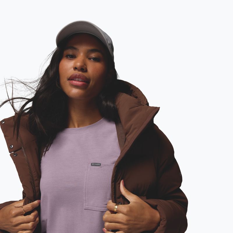 Жіночий пуховик Columbia Amaze Puff Hooded tobacco 13