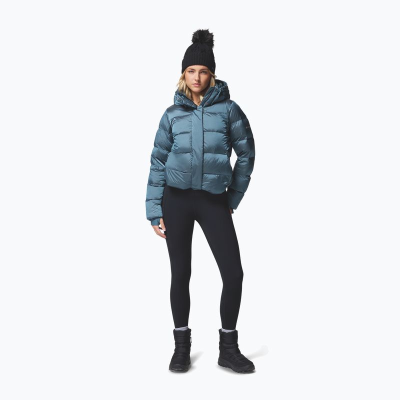 Жіноча пухова куртка Columbia Amaze Puff Hooded Everblue High Shine 2