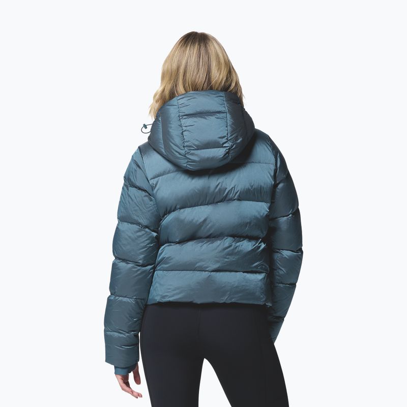Жіноча пухова куртка Columbia Amaze Puff Hooded Everblue High Shine 3
