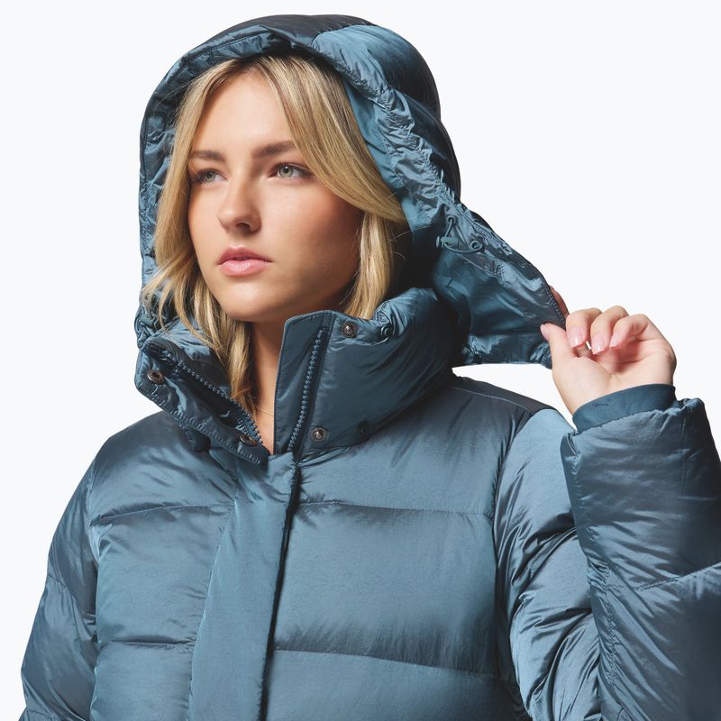 Жіноча пухова куртка Columbia Amaze Puff Hooded Everblue High Shine 7