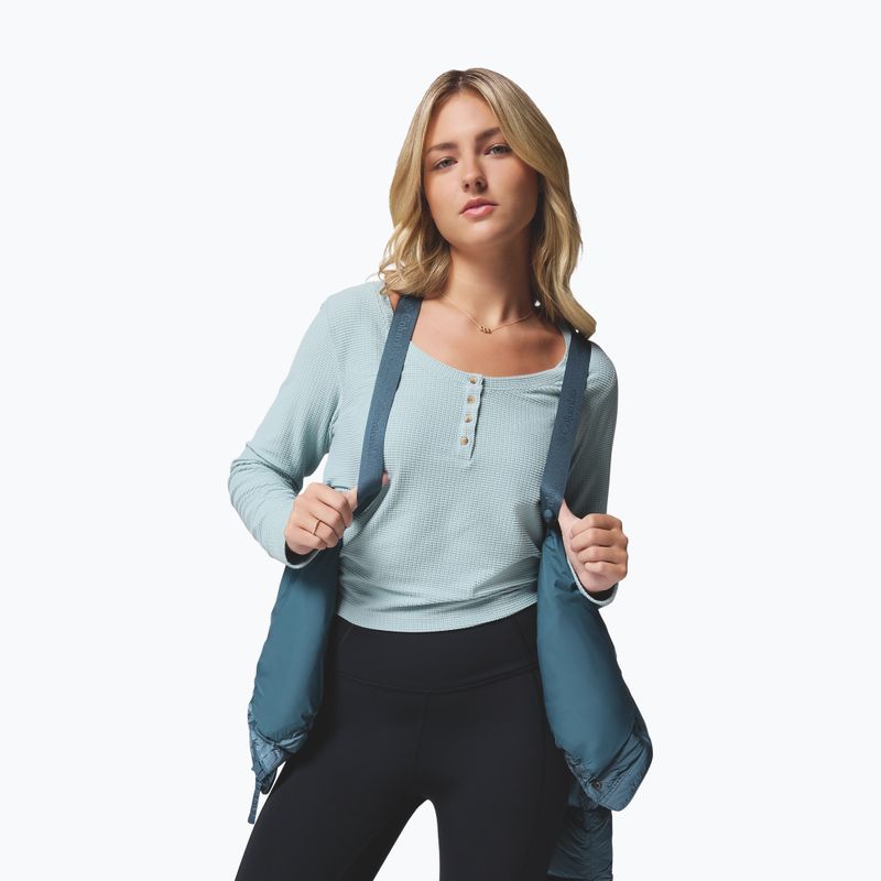 Жіноча пухова куртка Columbia Amaze Puff Hooded Everblue High Shine 10