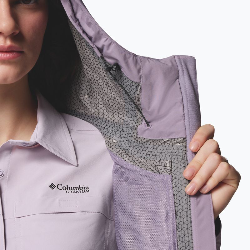 Куртка-дощовик жіноча Columbia OmniTech AmpliDry II shale purple 12