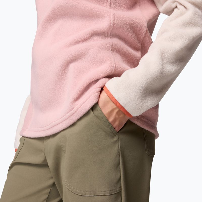 Жіноча толстовка Columbia Benton Springs 1/2 Snap eraser pink/dark stone/tuscan 6