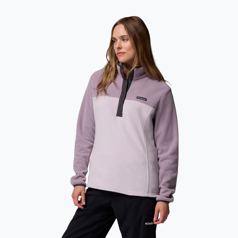 Кофта жіноча Columbia Benton Springs 1/2 Snap lavender pearl/shale purple/shark 4