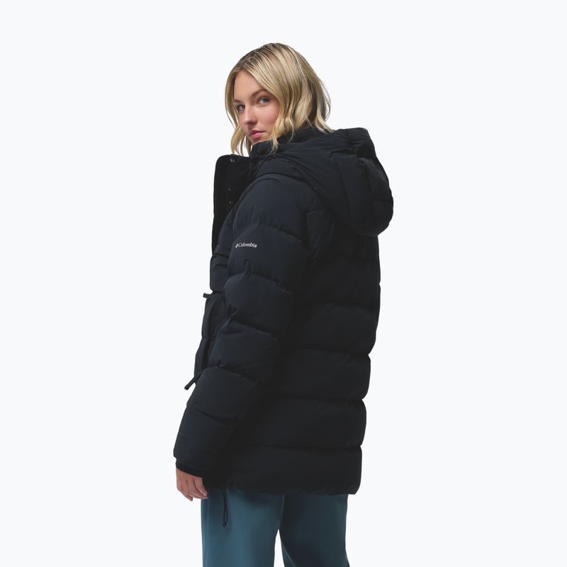 Жіноча пухова куртка Columbia Amaze Puff Mid Hooded black 5