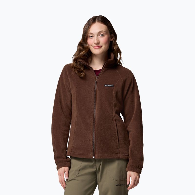 Кофта флісова жіноча Columbia Benton Springs Full Zip tobacco