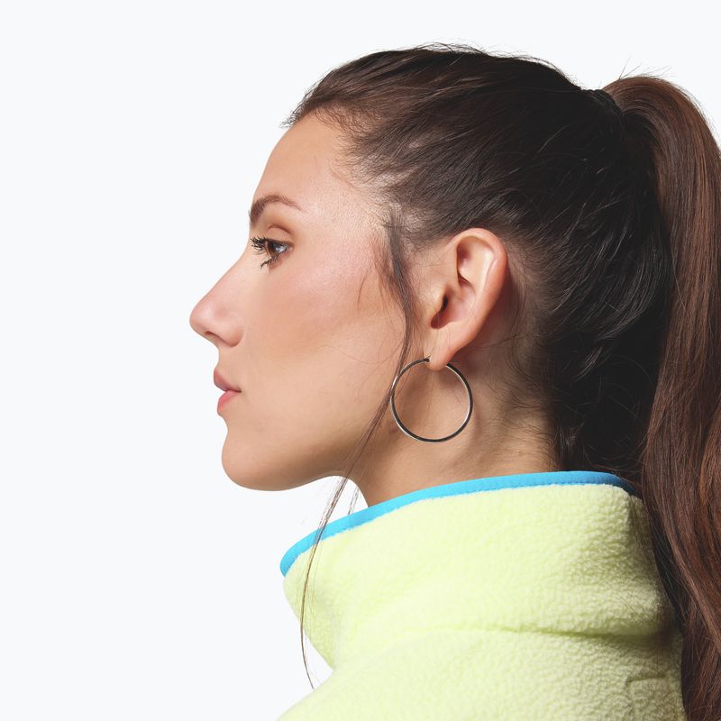 Жіноча флісова кофта Columbia Helvetia II Cropped Half Snap Fleece citron haze/black/compass blue 8