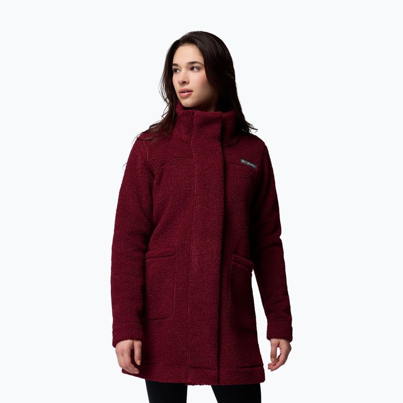Жіноча флісова куртка Columbia Panorama Long rich wine