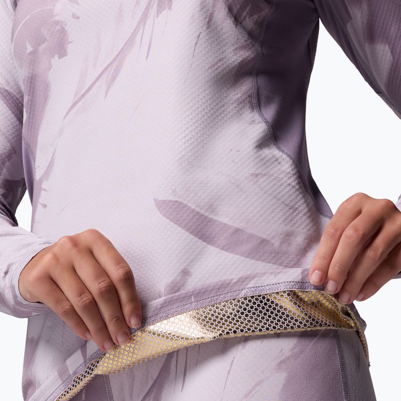 Лонгслів термічний жіночий Columbia Omni-Heat Infinity Knit shale purple snowflight tonal 7