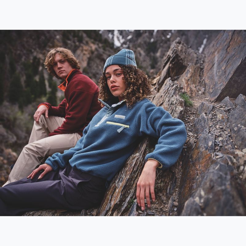 Чоловіча флісова кофта Columbia Helvetia II Half Snap Fleece rich wine 10