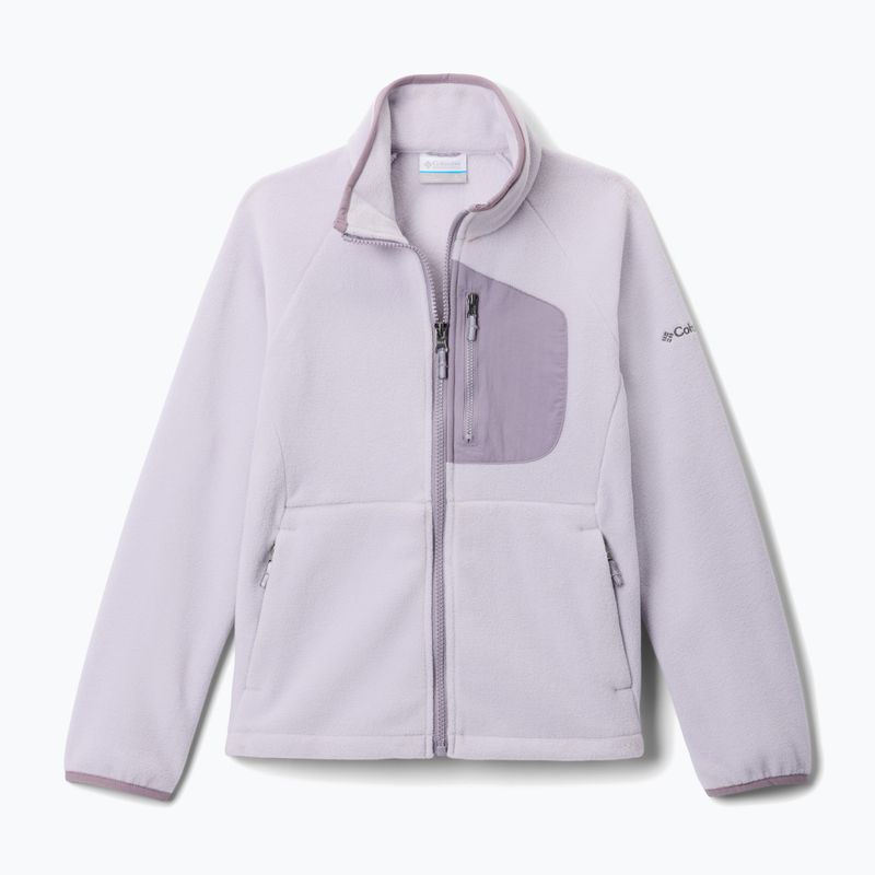 Дитяча флісова кофта Columbia Fast Trek IV Fleece Full Zip lavender pearl/shale purple